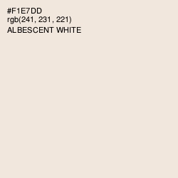 #F1E7DD - Albescent White Color Image